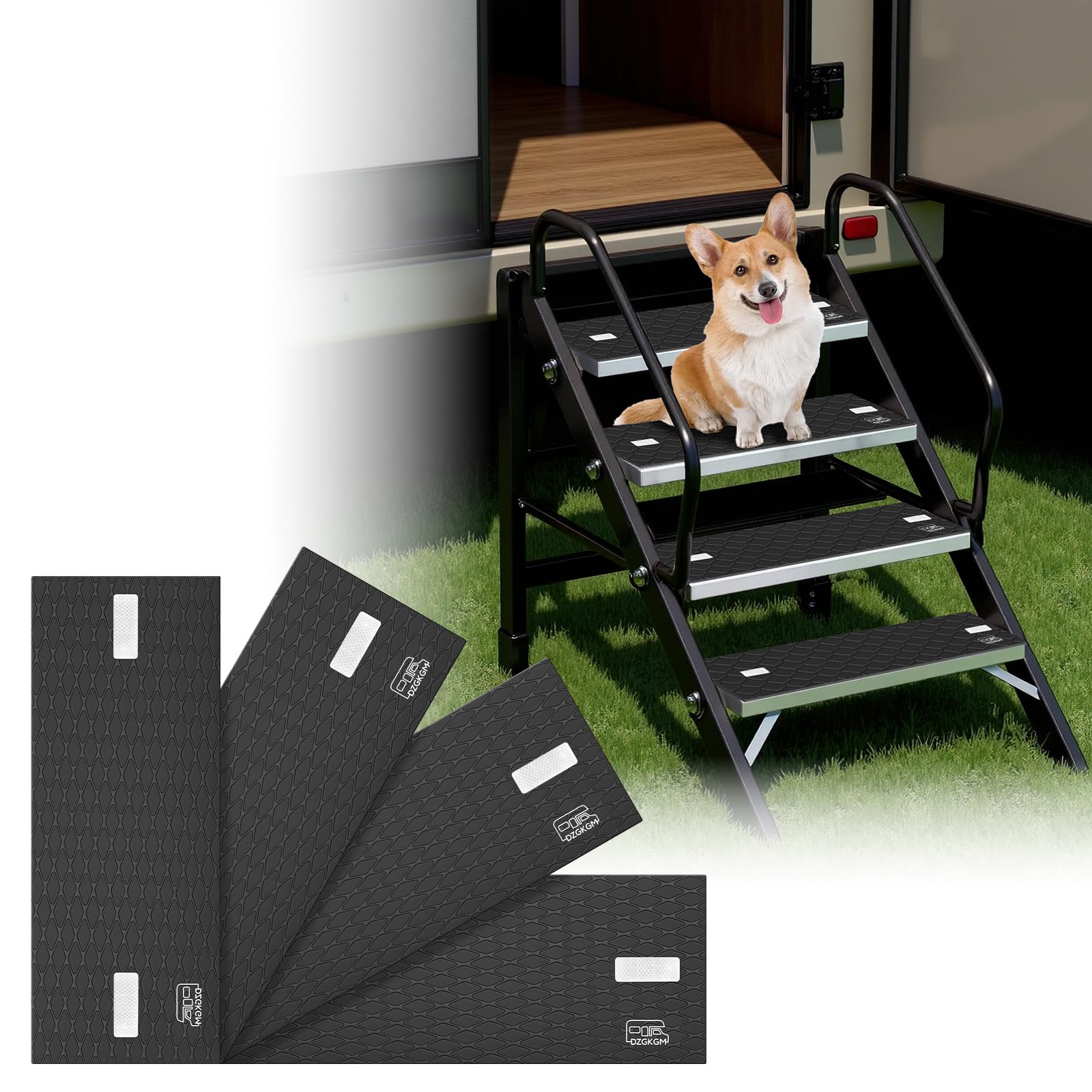 EVA RV Step Covers — 24 × 7.5 in · 4 pack