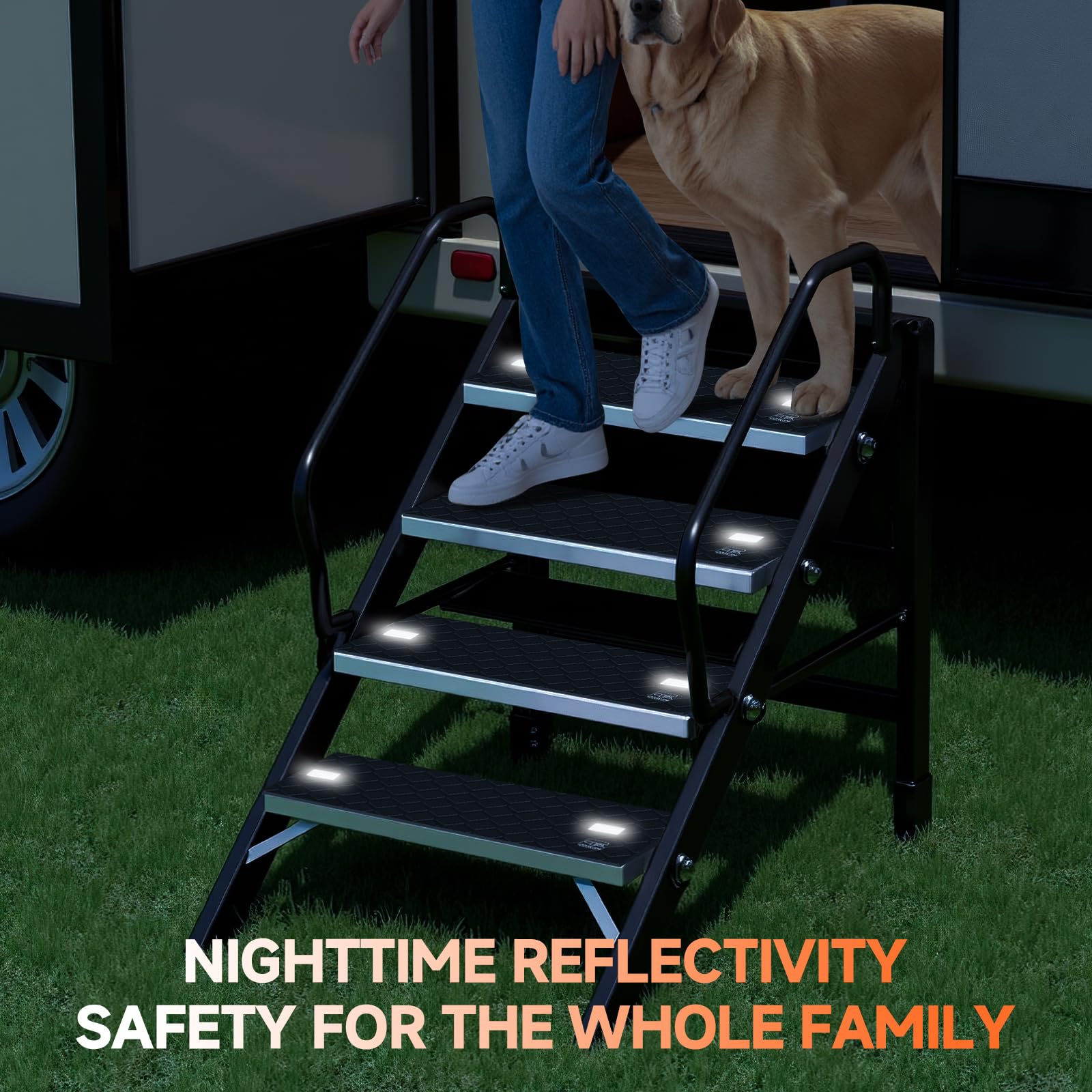 EVA RV Step Covers — 24 × 7.5 in · 4 pack — detail 2
